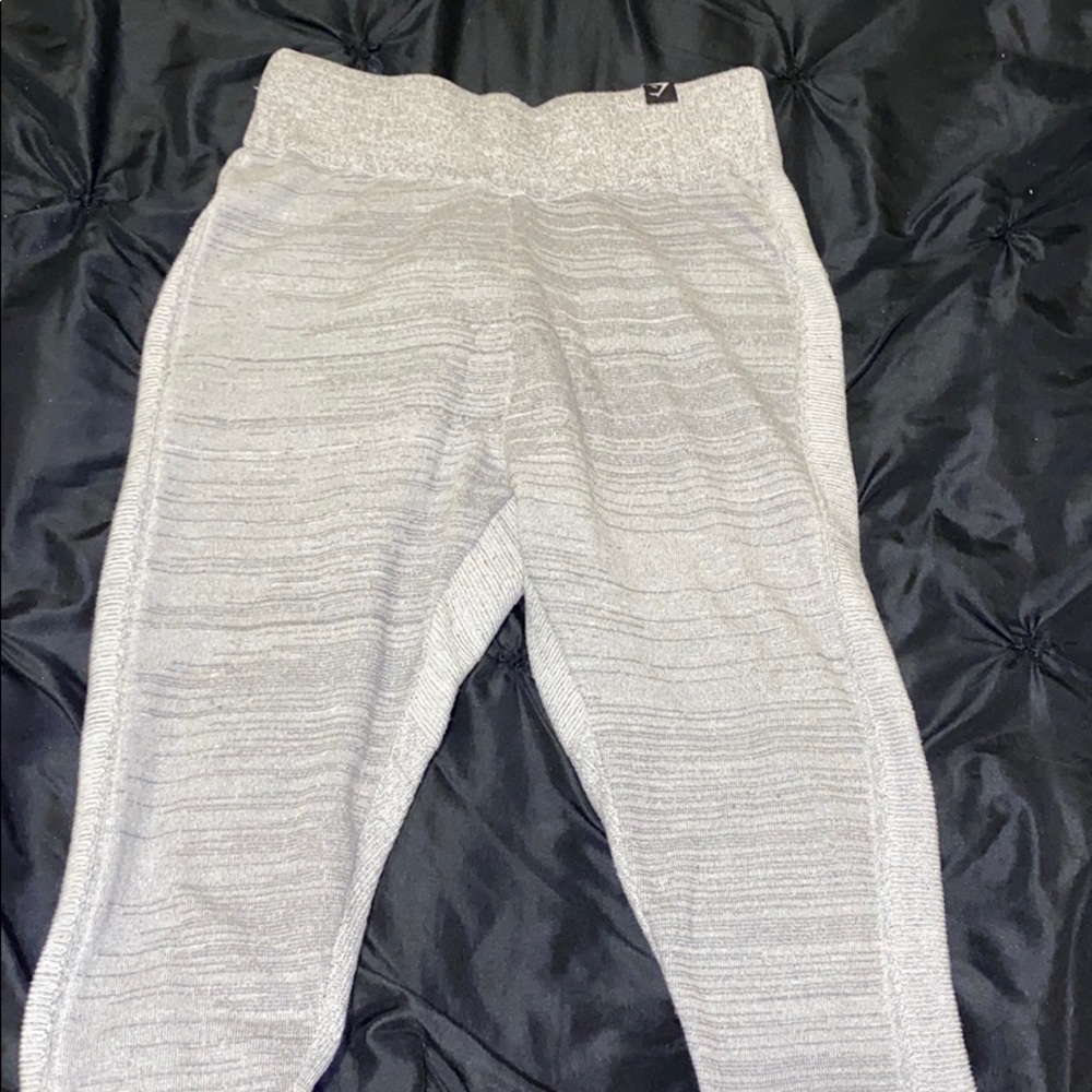 Gymshark Light Grey Time-Out Knit Jogger